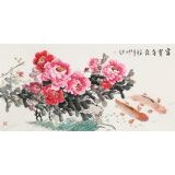 梁景欣 四尺《富貴有余》 青大美院學(xué)院派畫家