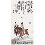 王永剛 四尺《唐女出游圖》 國家一級美術(shù)師（詢價）
