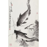 王永剛 四尺三開《年年有余》 國家一級美術(shù)師（詢價）