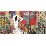 王永剛 三尺《皎皎秋月》 國家一級美術(shù)師（詢價(jià)）