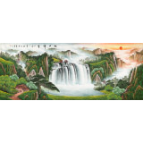 吳東 小八尺《旭日祥云》 著名易經(jīng)風(fēng)水畫(huà)家