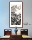 劉金河 四尺《清泉出岫》 中美協(xié)會(huì)員（詢價(jià)）