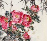 曲逸之 六尺《富貴大吉》 河南省著名花鳥畫家