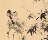 皇甫小喜 四尺《竹生空野外》 河南著名花鳥畫家