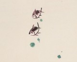 王永剛 四尺三開手指畫《池塘清趣》 國家一級(jí)美術(shù)師（詢價(jià)）