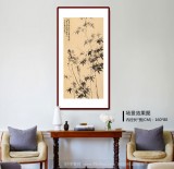 皇甫小喜 四尺《竹生空野外》 河南著名花鳥畫家