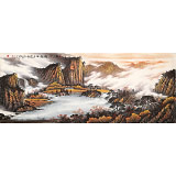 張慧仁 小八尺《秋山神韻圖》 廣西山水畫(huà)家協(xié)會(huì)常務(wù)理事