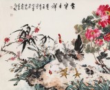 【已售】曲逸之 小八尺《富貴吉祥》 河南省著名花鳥(niǎo)畫(huà)家