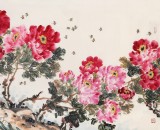 【已售】曲逸之 小八尺《富貴吉祥》 河南省著名花鳥(niǎo)畫(huà)家