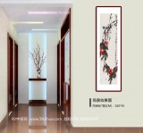 【已售】王永剛 四尺對(duì)開(kāi)手指畫(huà)《仙壽圖》 國(guó)家一級(jí)美術(shù)師（詢(xún)價(jià)）