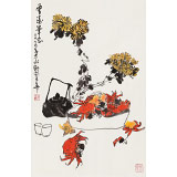 王永剛 四尺三開(kāi)《雪濤筆意》 國(guó)家一級(jí)美術(shù)師（詢(xún)價(jià)）