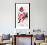 【已售】王寶欽 三尺《富貴有余》當(dāng)代花鳥(niǎo)牡丹畫(huà)名家（詢價(jià)）