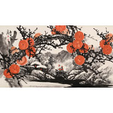 趙金鸰三尺《冬日山邨》清華美院高研班導(dǎo)師（詢價）