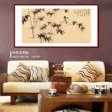 皇甫小喜 四尺《新栽瘦竹小園中》 河南著名花鳥畫家