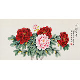 【已售】凌雪 三尺《花開富貴》 北京美協(xié)會員