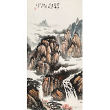 【已售】徐來選 四尺《云海秀峰》 河南美協(xié)會員