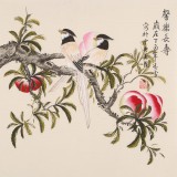 【已售】凌雪 三尺斗方《馨樂長壽》 北京美協(xié)會員