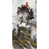 【已售】李憲章 四尺《睥睨中原三萬里》 東方書畫院名譽(yù)院長