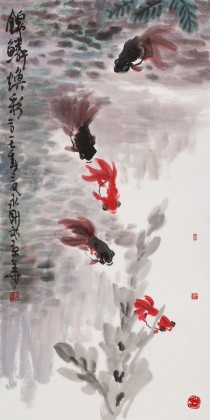 王永剛 三尺《錦鱗煥彩》 國家一級(jí)美術(shù)師（詢價(jià)）