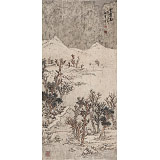 孟振華 三尺《雪峰圖》西安美院研究生 金獎(jiǎng)獲得者
