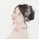 王其志 四尺《桃李佳人》  中美協(xié)會(huì)員 江蘇贛榆美協(xié)副主席