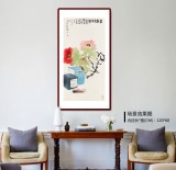 【已售】周自豪 三尺《書香門第》 當代著名禪意畫家