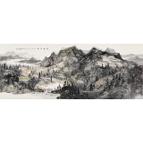 管旺林 小六尺《云溪隱境》 中美協(xié)會(huì)員