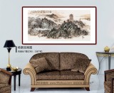 【已售】庾超然 四尺《黃鶴樓中吹玉笛》 黃鶴樓書畫院院長