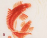 【已售】周升達 四尺斗方《富貴久魚》 中國畫院國畫組長（微信詢價）