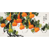 【定制】黃藝四尺《福祿臨門》定金400尾款460