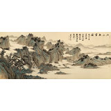 【已售】吳顯剛 2.1米《江山無(wú)盡圖》 貴州七星關(guān)美協(xié)主席