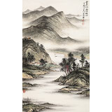 【已售】劉金河 三尺《云水怡山得靜心》中國(guó)美術(shù)家協(xié)會(huì)會(huì)員