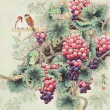 趙逸梅 四尺斗方《紫氣東來》 著名工筆畫家