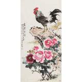 【已售】梁景欣 四尺《富貴吉祥》 青大美院學(xué)院派畫家