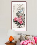 【已售】梁景欣 三尺《玉堂富貴》 青大美院學(xué)院派畫家