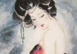【已售】李鳳英 四尺《貴妃出浴》 北京美協(xié)會(huì)員