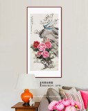 【已售】梁景欣 四尺《玉堂富貴》 青大美院學(xué)院派畫家