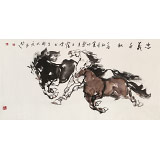 【已售】王向陽 四尺《忠義千秋》 中國美術(shù)家協(xié)會會員（詢價）