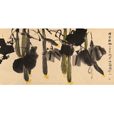 肖映梅 四尺《清香鮮嫩》 當(dāng)代大寫意花鳥畫名家（詢價(jià)）