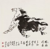 【已售】王向陽(yáng) 四尺斗方《風(fēng)雨同舟》 中國(guó)美術(shù)家協(xié)會(huì)會(huì)員