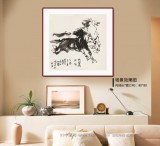 王向陽 四尺斗方《比翼雙飛》 中國美術(shù)家協(xié)會會員（詢價）