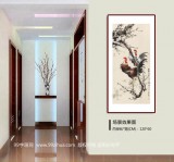 【已售】鄒本財 三尺《雄雞一唱天下白》 公主嶺市美協(xié)常務副主席