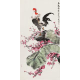 【已售】鄒本財 三尺《春曉圖》 公主嶺市美協(xié)常務(wù)副主席