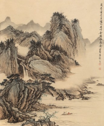 吳顯剛 《秋清泉?dú)庀恪?貴州七星關(guān)美協(xié)主席