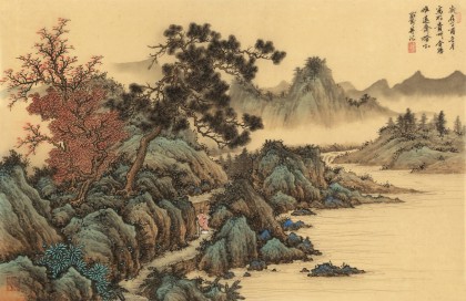 【已售】吳顯剛 四尺三開《秋清泉?dú)庀恪?貴州七星關(guān)美協(xié)主席