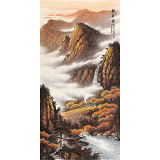 張慧仁 四尺《秋居圖》 廣西山水畫家協(xié)會(huì)常務(wù)理事