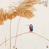 王永剛 四尺斗方《秋塘荷韻》 國(guó)家一級(jí)美術(shù)師