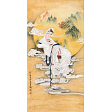 南海禪寺 妙林居士 四尺《南海觀世音》