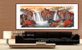 吳東 小八尺《萬(wàn)山紅遍》 著名易經(jīng)風(fēng)水畫家