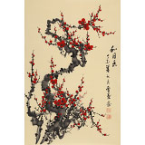 何華賢 四尺三開(kāi)《和月香》 潁淮書(shū)畫(huà)名家